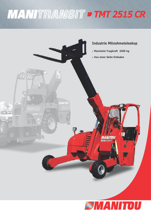 Wózki widłowe teleskopowe mocowane na ciężarówce Manitou TMT 25-15 CR