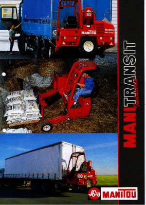 Wózki widłowe teleskopowe mocowane na ciężarówce Manitou TMT 317 SI