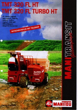 Wózki widłowe teleskopowe mocowane na ciężarówce Manitou TMT 320 FL T HT