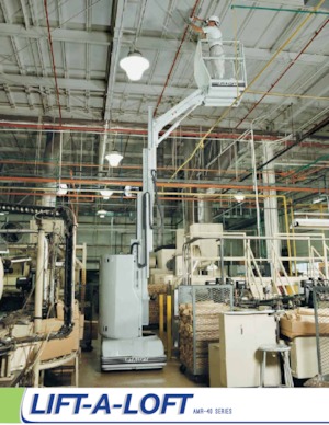 Kołowe platformy robocze z masztem pionowym Lift-A-Loft AMR40-22