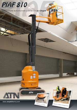 Kołowe platformy robocze z masztem pionowym ATN Piaf 810