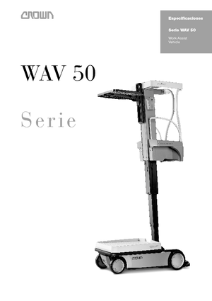 Kołowe platformy robocze z masztem pionowym Crown Wav 50-118