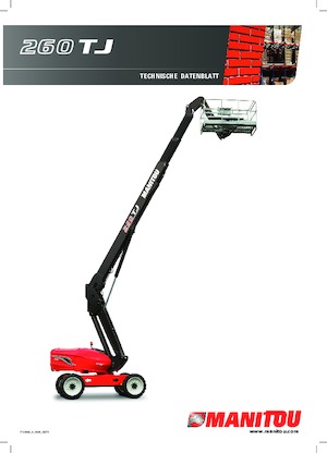 Kołowe teleskopowe platformy robocze Manitou 260 TJ-X