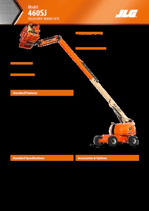 Kołowe teleskopowe platformy robocze JLG 460SJ