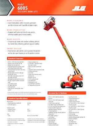 Kołowe teleskopowe platformy robocze JLG 600S