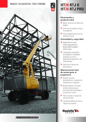 Kołowe teleskopowe platformy robocze Haulotte HT28 RTJ PRO