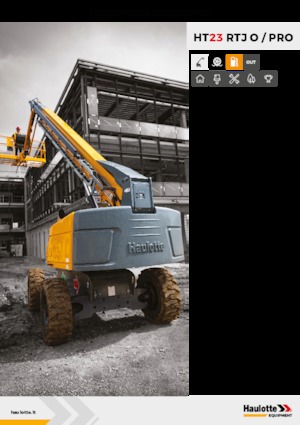 Kołowe teleskopowe platformy robocze Haulotte HT23 RTJ PRO