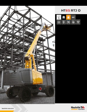 Kołowe teleskopowe platformy robocze Haulotte HT85 RTJ O