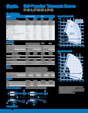 Kołowe teleskopowe platformy robocze Genie S-65