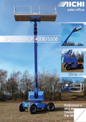 Kołowe teleskopowe platformy robocze Aichi SP21AJHCP 5508