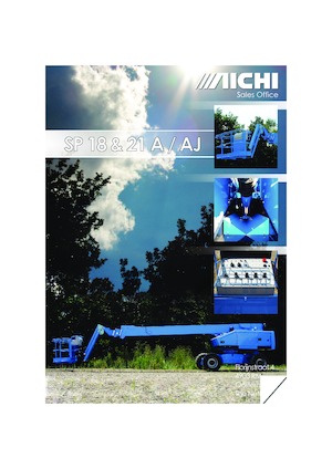 Kołowe teleskopowe platformy robocze Aichi SP21A