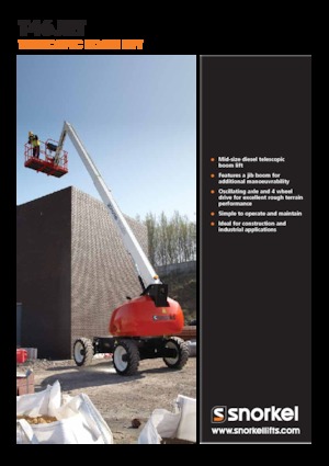 Kołowe teleskopowe platformy robocze Snorkel T46JRT