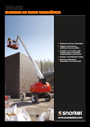 Kołowe teleskopowe platformy robocze Snorkel T46JRT