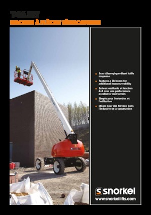 Kołowe teleskopowe platformy robocze Snorkel T46JRT