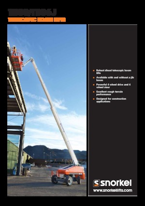 Kołowe teleskopowe platformy robocze Snorkel TB86J