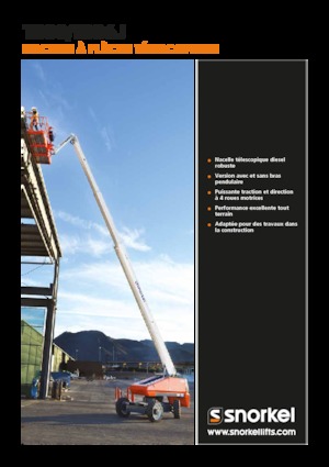 Kołowe teleskopowe platformy robocze Snorkel TB86J