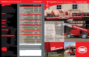 Kołowe teleskopowe platformy robocze MEC TITAN BOOM 40-S