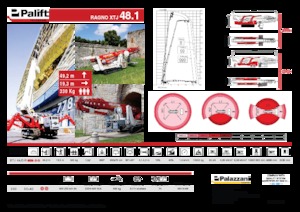 Kołowe teleskopowe platformy robocze Palazzani XTJ 48.1+ R