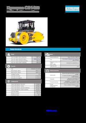 Walce trójkołowe Dynapac CS 1400