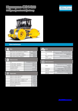 Walce trójkołowe Dynapac CS 1400