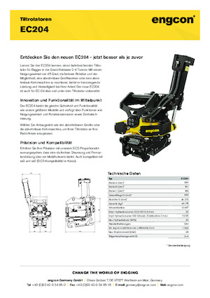 Tiltrotatory engcon EC204