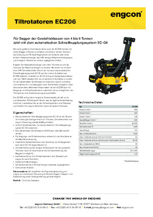 Tiltrotatory engcon EC206