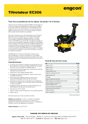 Tiltrotatory engcon EC206