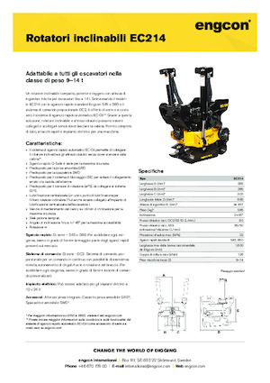 Tiltrotatory engcon EC214