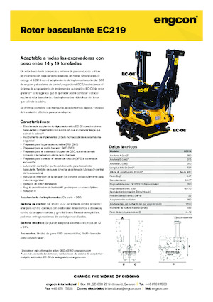 Tiltrotatory engcon EC219