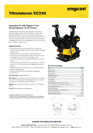 Tiltrotatory engcon EC226