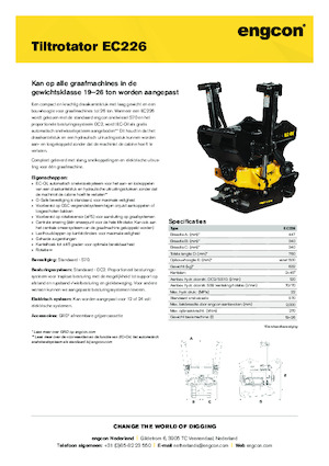 Tiltrotatory engcon EC226