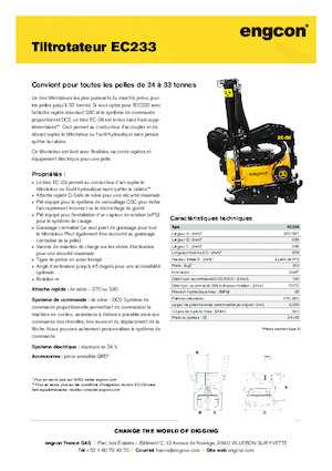 Tiltrotatory engcon EC233