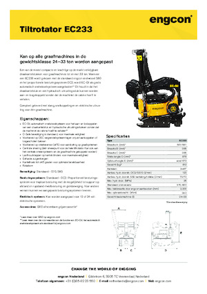 Tiltrotatory engcon EC233