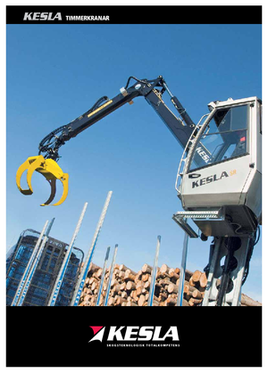 Żurawie do załadunku drewna Kesla 2010 T