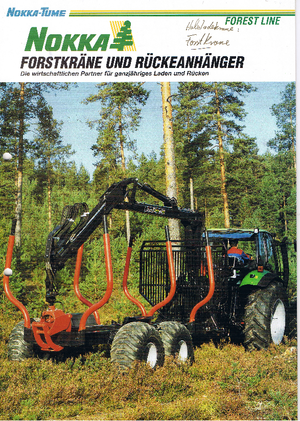 Żurawie do załadunku drewna Nokka 2551