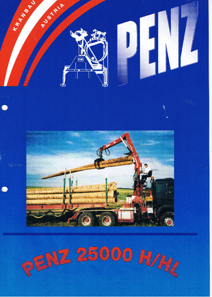 Żurawie do załadunku drewna PENZ 25000 HL