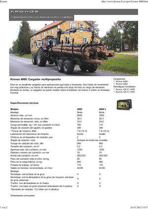 Żurawie do załadunku drewna Kronos 4000