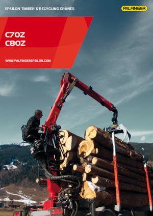 Żurawie do załadunku drewna Epsilon C 80 Z 73