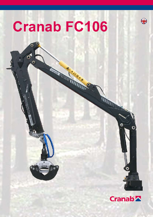 Żurawie do załadunku drewna Cranab FC 106 Combi