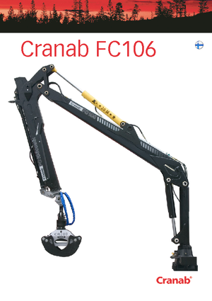 Żurawie do załadunku drewna Cranab FC 106 Combi