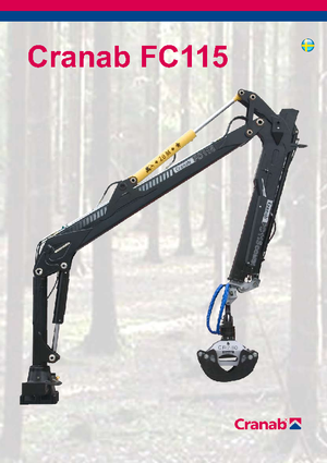 Żurawie do załadunku drewna Cranab FC 115 Combi
