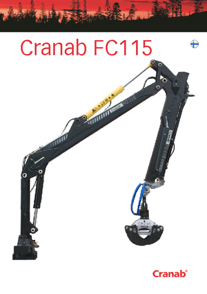 Żurawie do załadunku drewna Cranab FC 115 Combi