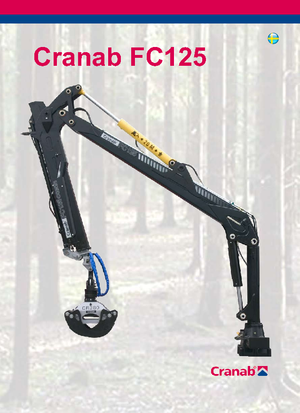 Żurawie do załadunku drewna Cranab FC 125 Combi