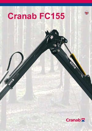 Żurawie do załadunku drewna Cranab FC 155/7.5