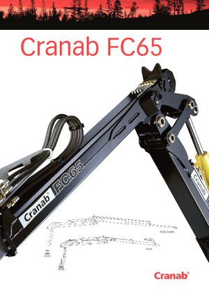 Żurawie do załadunku drewna Cranab FC 65 Tele