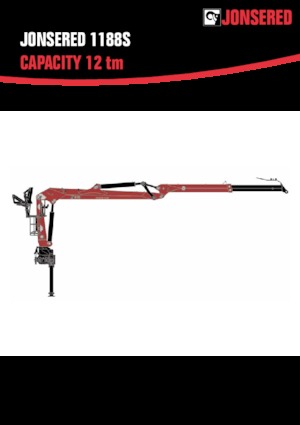 Żurawie do załadunku drewna Jonsered J 1088S 101