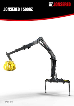 Żurawie do załadunku drewna Jonsered J 1500RZ 95