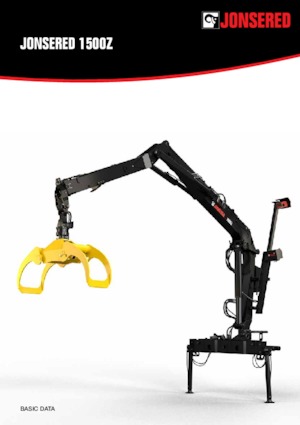 Żurawie do załadunku drewna Jonsered J 1500Z 80