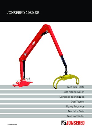 Żurawie do załadunku drewna Jonsered J 2080SR 91