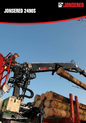 Żurawie do załadunku drewna Jonsered 2490 S 95 